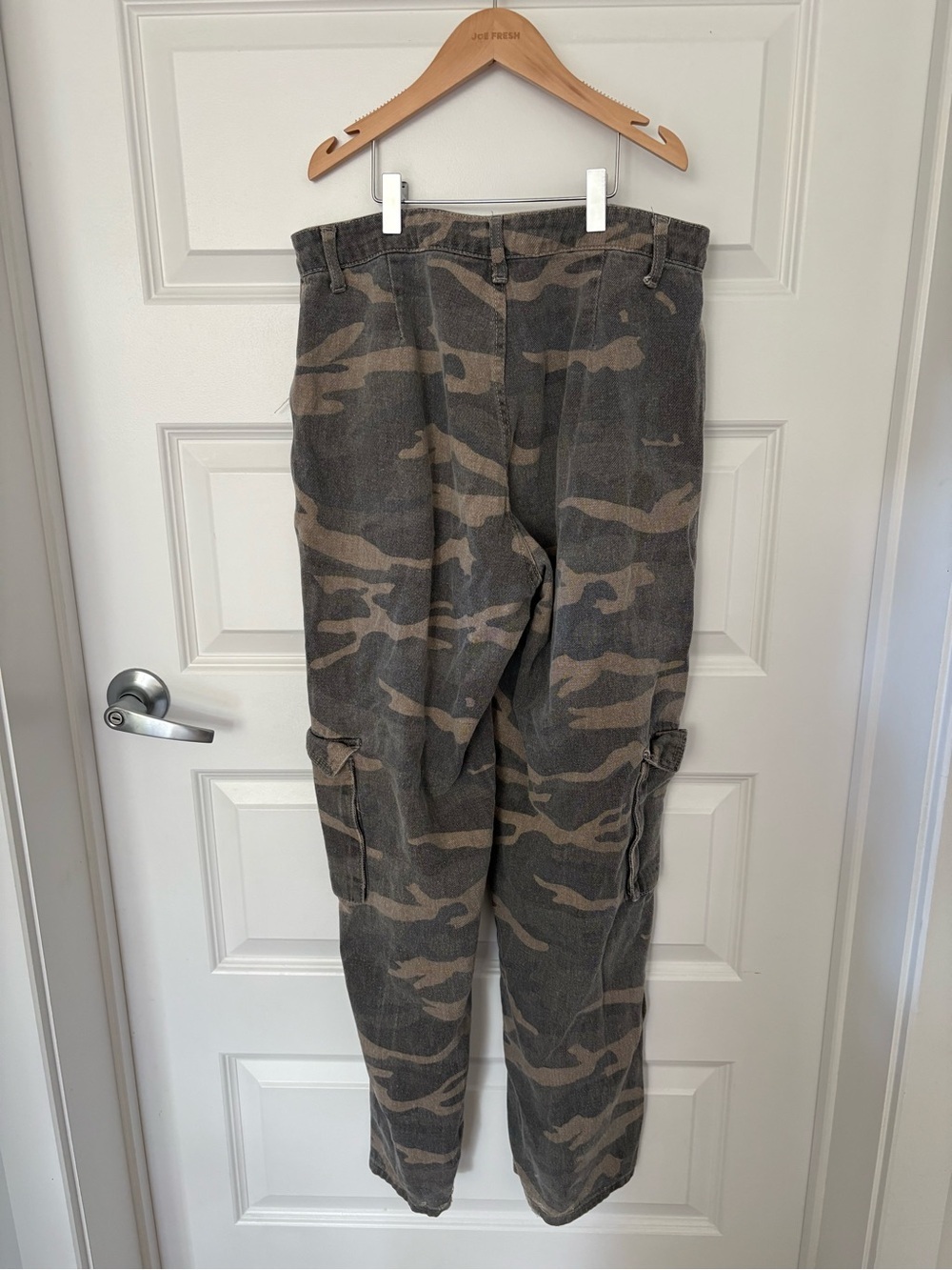 Camouflage Cargo Pants for Men - Olive/Brown Camo - Picture 2 of 3